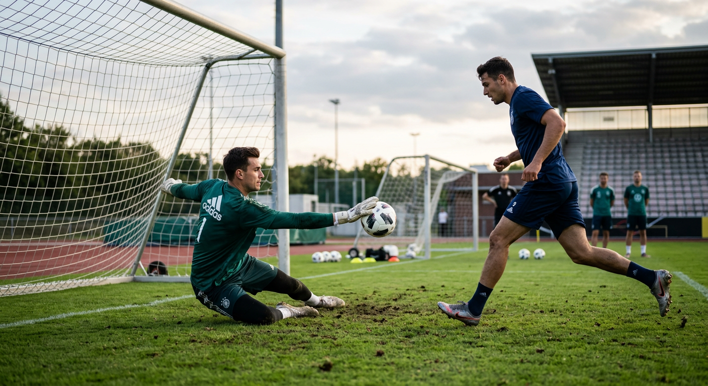 1-gegen-1-Duell im Training